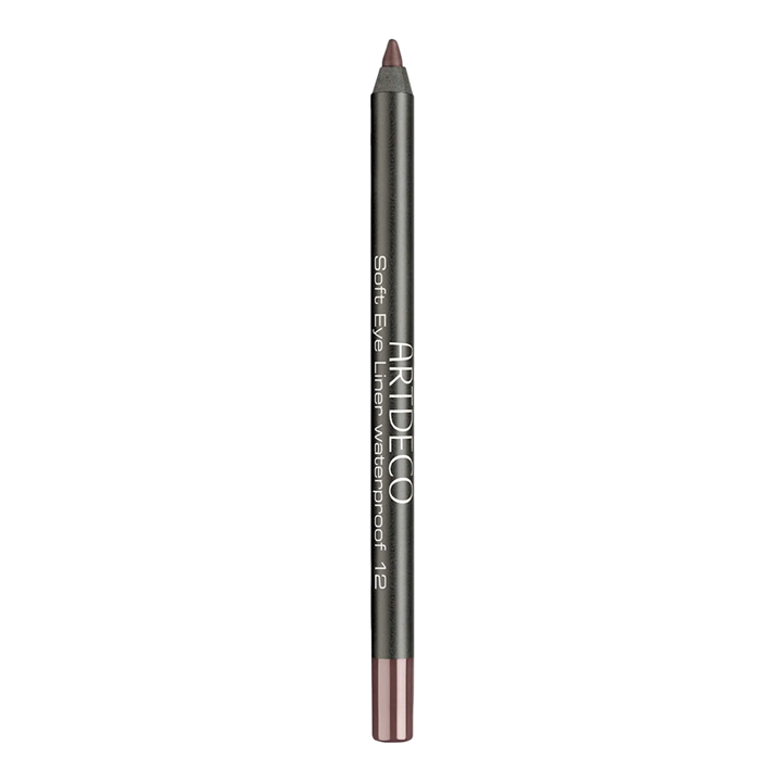 ArtDeco, Soft, Waterproof, Eyeliner Pencil, Long Lasting, Kajal Eye Pencil, 12, Warm Dark Brown, 1.2 g - Teknashop Ltd