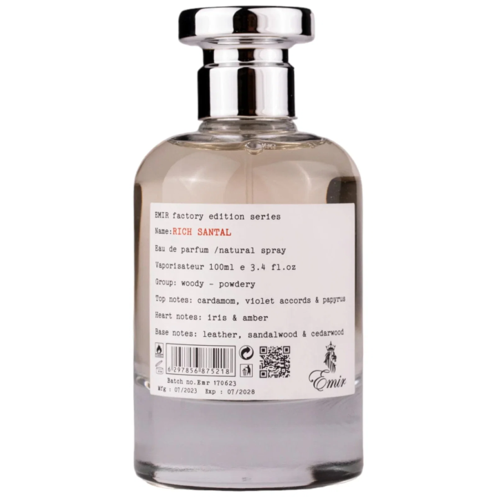 Emir, Rich Santal Factory Edition, Eau De Parfum, Unisex, 100 ml