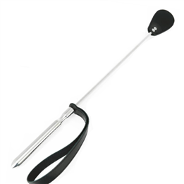 METAL HARD - METAL & LEATHER WHIP - D-224985 - Teknashop Ltd