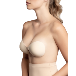 BYE-BRA - BRA INVISIBLE BEIGE CUP B - D-227824