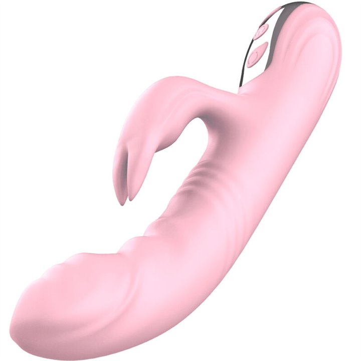 ARMONY - FULLY FINGER RABBIT VIBRATOR PINK HEAT EFFECT - D-238192 - Teknashop Ltd