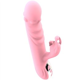 ARMONY - FULLY TONGUE VIBRATOR WITH STIMULATING TONGUE PINK HEAT EFFECT - D-238191