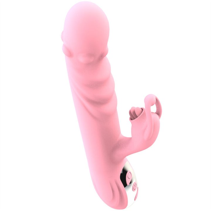 ARMONY - FULLY TONGUE VIBRATOR WITH STIMULATING TONGUE PINK HEAT EFFECT - D-238191 - Teknashop Ltd