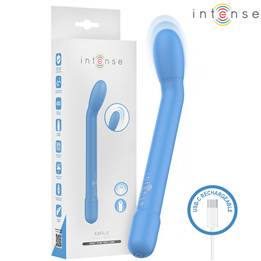 INTENSE - KARLIE RECHARGEABLE G-SPOT STIMULATOR BLUE - D-244064