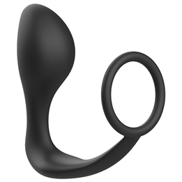ADDICTED TOYS - ANAL PLUG WITH BLACK SILICONE RING - D-227619