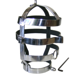 METAL HARD - MASK WITH STEEL NECKLACE - D-205400