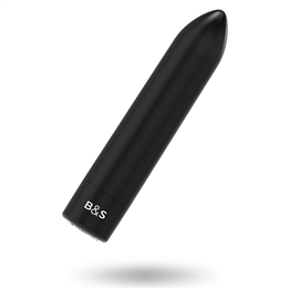 BLACK&SILVER - KERNEX 2 BLACK VIBRATING MAGNETIC BULLET - D-223177