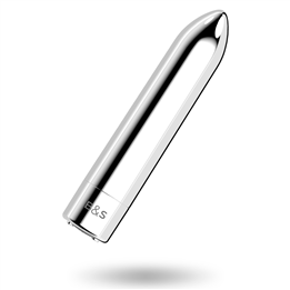 BLACK&SILVER - KAILAN 2 SILVER VIBRATING MAGNETIC BULLET - D-223178