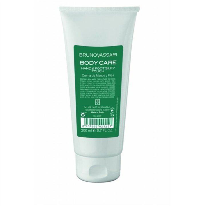 Bruno Vassari, Body Care, Collagen, Hydra-Nourishing, Body Cream, For Hands & Feet, 200 ml - Teknashop Ltd