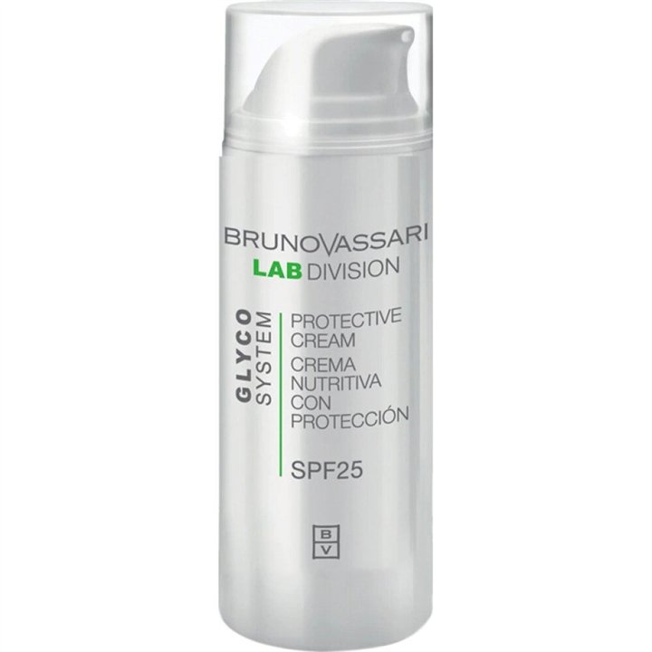 Bruno Vassari, Glyco System, Niacinamide, Hydra-Nourishing, Day, Cream, For Face, SPF 25, 50 ml - Teknashop Ltd