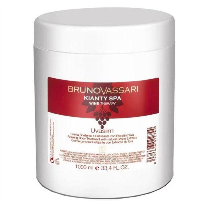 Bruno Vassari, Kianty SPA, Grape, Anti-Oxidant, Body Cream, 1000 ml - Teknashop Ltd