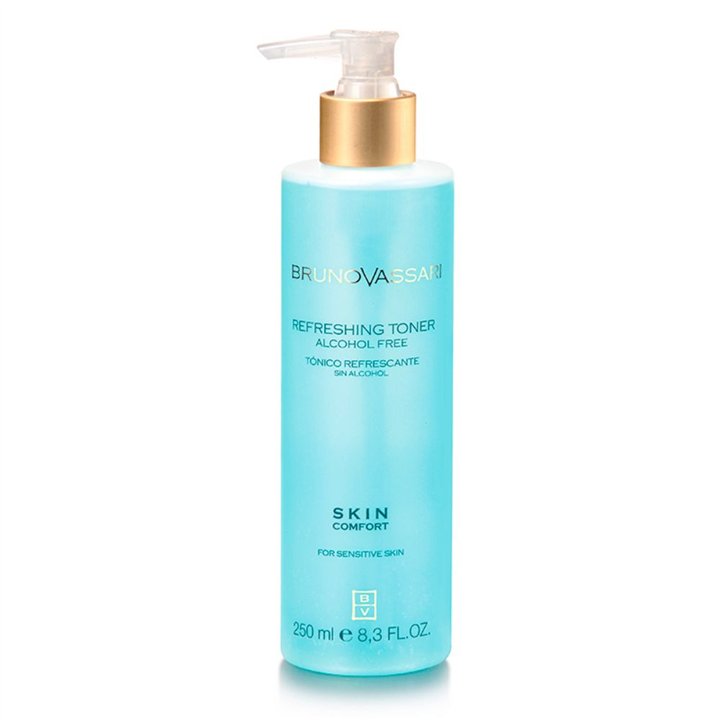Bruno Vassari, Skin Comfort, Perfume-Free, Refreshing, Cleansing Toner, 250 ml - Teknashop Ltd