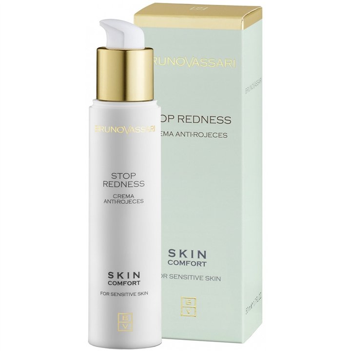 Bruno Vassari, Skin Comfort, Oat Extract, Anti-Redness, Morning & Evening, Cream, For Face, 50 ml - Teknashop Ltd
