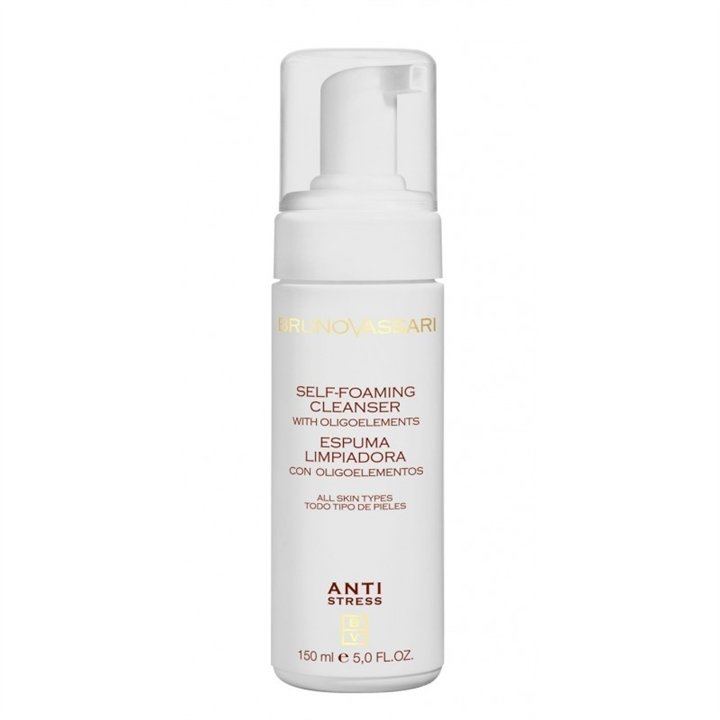 Bruno Vassari, Anti Stress, Magnesium, Eliminates Impurities, Cleansing Foam, 150 ml - Teknashop Ltd