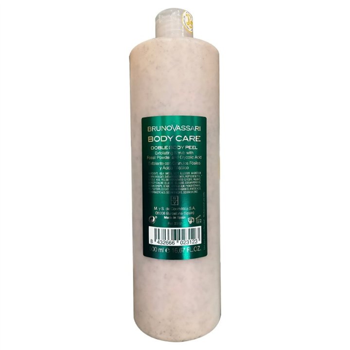Bruno Vassari, Body Care, Glycolic Acid, Exfoliation, Body Scrub, 500 ml - Teknashop Ltd