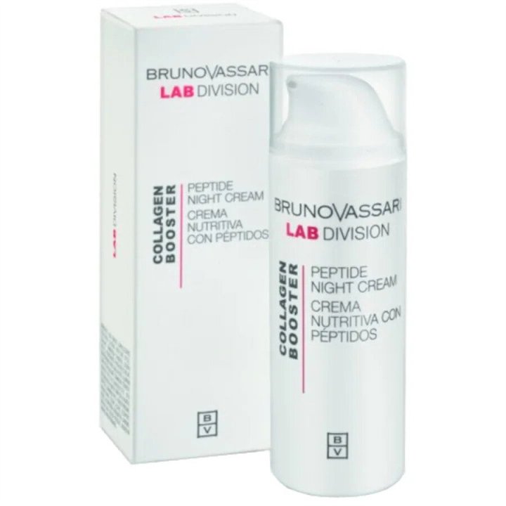 Bruno Vassari, Lab Division, Peptides, Anti-Ageing, Night, Cream, For Face, 50 ml - Teknashop Ltd