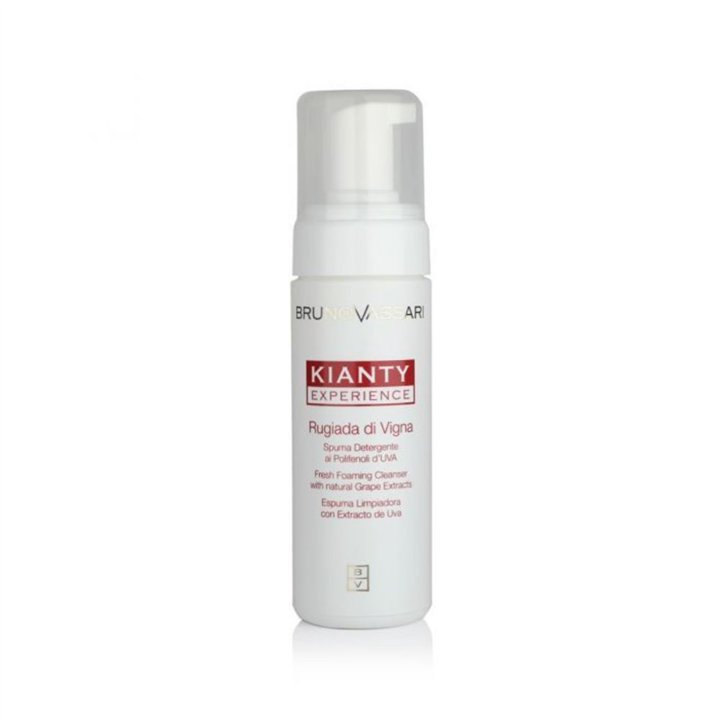 Bruno Vassari, Kianty SPA, Grape, Brightening, Cleansing Foam, 150 ml - Teknashop Ltd