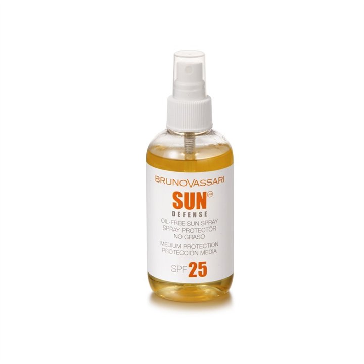 Bruno Vassari, Sun Defense, Sun Protection, Body Spray, All Over The Body, SPF 25, 200 ml - Teknashop Ltd