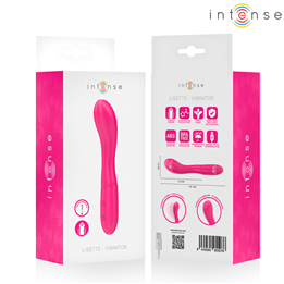 INTENSE - LISETTE VIBRATOR 19 CM FLEXIBLE 10 VIBRATIONS PINK - D-242082