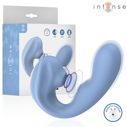 INTENSE - GINA MULTIFUNCTION CLITORAL STIMULATOR BLUE - D-246251 - Teknashop Ltd