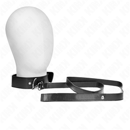 KINK - NECKLACE WITH BELT 116 CM BLACK STRAP ADJUSTABLE 32-50 CM X 8 CM - D-240763 - Teknashop Ltd