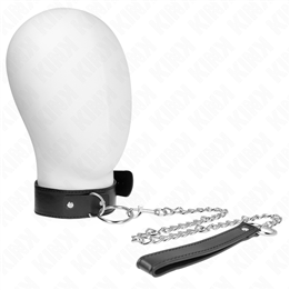 KINK - BASIC MODEL COLLAR WITH LEASH MODEL 4 ADJUSTABLE 36-43 CM - D-240812 - Teknashop Ltd