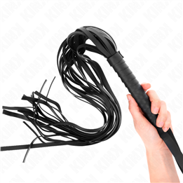 KINK - NEGRO SHORT HANDLE LONG TAIL WHIP 70 CM - D-240713