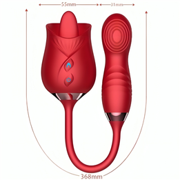 ARMONY - DELIGHT FLOWER VIBRATOR & BUMPING WITH RED TONGUE - D-238211 - Teknashop Ltd