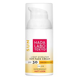Hada Labo Tokyo, Sun, Hyaluronic Acid, Hydrating, Sunscreen Cream, For Face, SPF 30, 50 ml - Teknashop Ltd