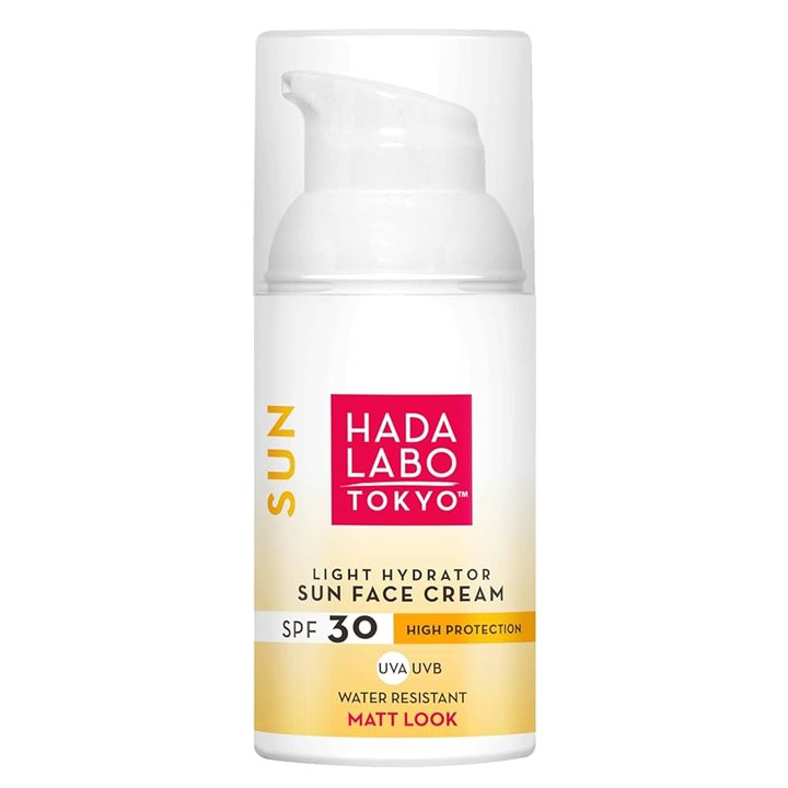Hada Labo Tokyo, Sun, Hyaluronic Acid, Hydrating, Sunscreen Cream, For Face, SPF 30, 50 ml - Teknashop Ltd