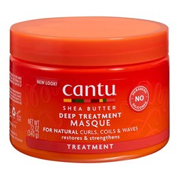 Cantu, Shea Butter, Natural, Hair Treatment Cream Mask, Repairing, 340 g - Teknashop Ltd