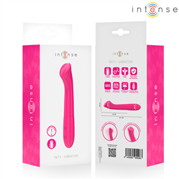 INTENSE - PATY VIBRATOR 19 CM FLEXIBLE 10 VIBRATIONS MODEL 2 PINK - D-246877