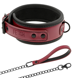 FETISH SUBMISSIVE DARK ROOM - NEOPRENE LINING CHAIN NECKLACE - D-227422