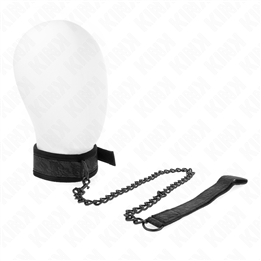 KINK - BASIC MODEL COLLAR WITH LEASH 77 CM MODEL 5 AJUSTABLE 34-54 CM X 5 CM - D-240813 - Teknashop Ltd