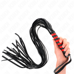 KINK - LONG STRIPED WHIP 70 CM - D-240705 - Teknashop Ltd
