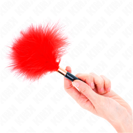 KINK - RED GOLD METAL TICKLE FEATHERS 18 CM - D-240738