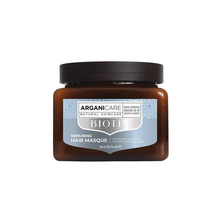 Arganicare, Biotin, Hair Treatment Cream Mask, Repairing, 500 ml - Teknashop Ltd