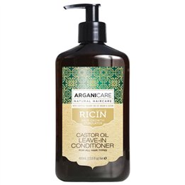 Arganicare, Ricin, Hair Leave-In Conditioner, For Growth Stimulation, 400 ml