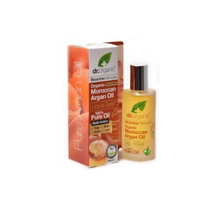 Dr Organic Moroccan Argan Oil Pure Oil 50ml - unisex - Teknashop Ltd
