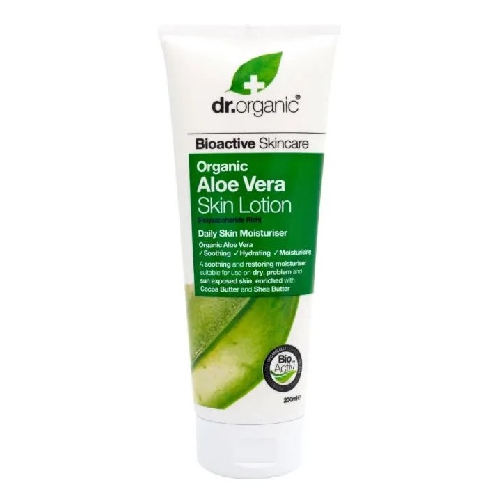 Dr Organic Aloe Vera Skin Lotion 200ml - unisex - Teknashop Ltd
