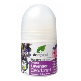 Dr Organic Lavender Deodorant Roll On 50ml - unisex - Teknashop Ltd