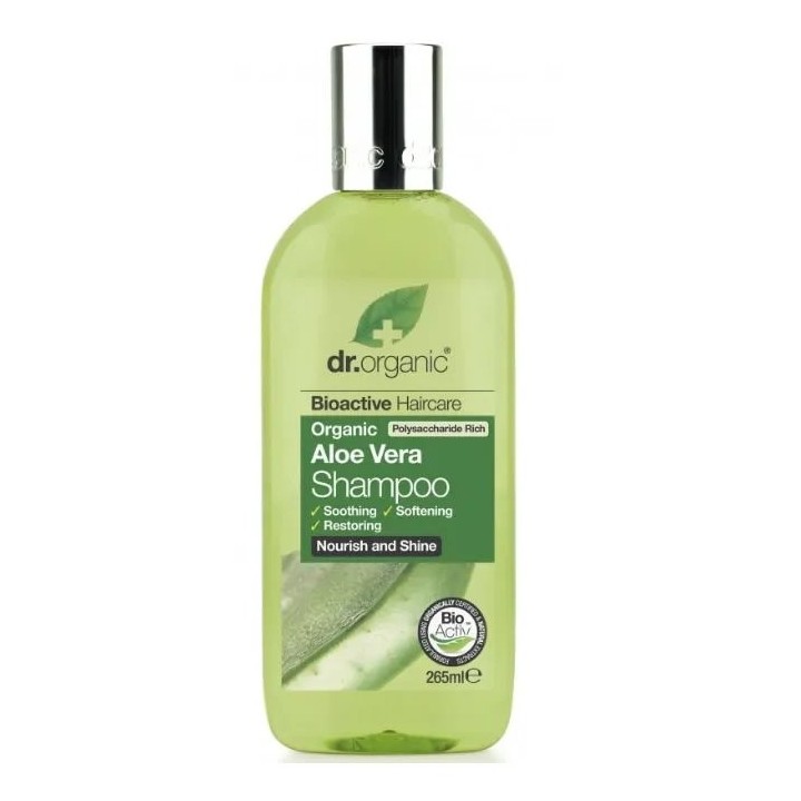 Dr.Organic Aloe Vera Shampoo 265ml - unisex - Teknashop Ltd
