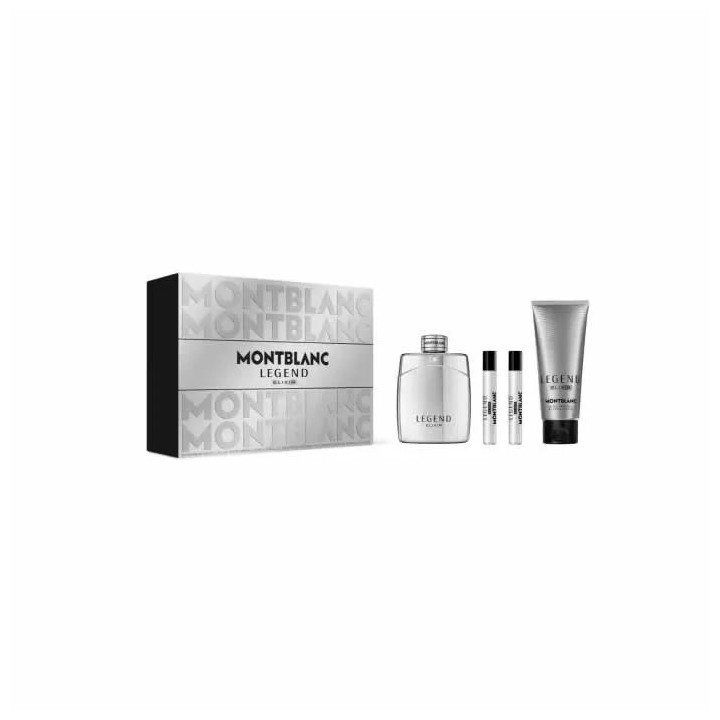 Montblanc Legend Elixir Eau De Perfume Spray 100ml Set 4 Pieces - unisex - Teknashop Ltd
