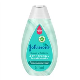 Johnson's Soft And Brilliant 2 In 1 Shampoo And Conditioner 500ml - children - Teknashop Ltd