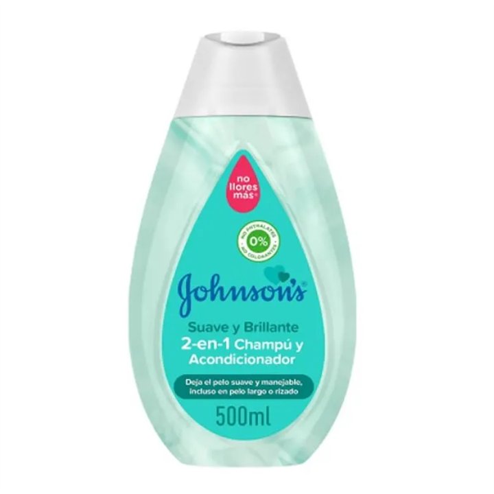 Johnson's Soft And Brilliant 2 In 1 Shampoo And Conditioner 500ml - children - Teknashop Ltd