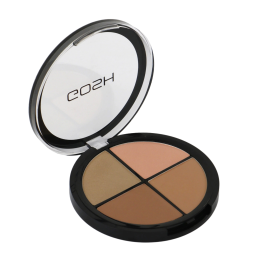 Gosh, Contour`N Strobe Kit, Highlighter & Blush Palette 2-In-1, 002, Medium, 15 g