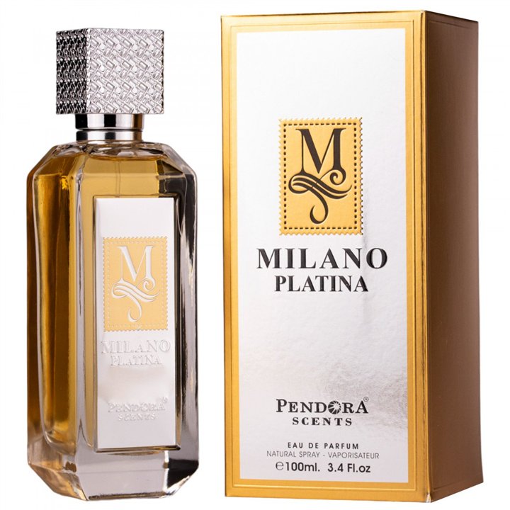 Pendora Scents, Milano Platina, Eau De Parfum, For Men, 100 ml - Teknashop Ltd