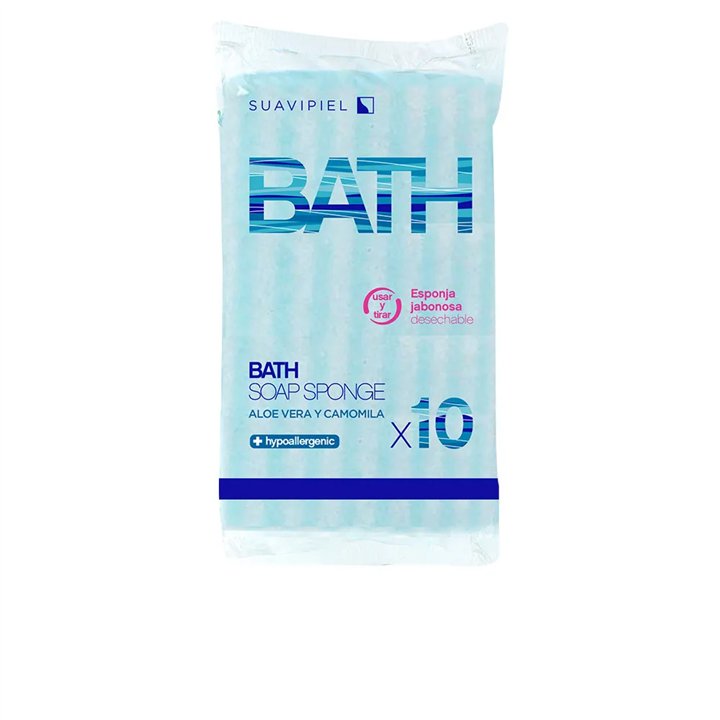 Suavipiel Esponja Desechable Impregnada 10Uds - unisex - Teknashop Ltd
