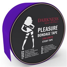 DARKNESS - ADHESIVE LILAC BONDAGE TAPE 15M - D-221262