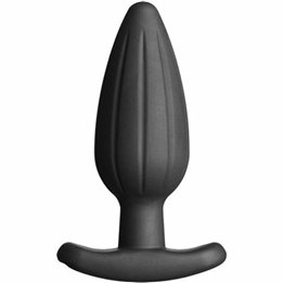 ELECTRASTIM - SILICONE BLACK ROCKER BUTT PLUG LARGE - D-235602
